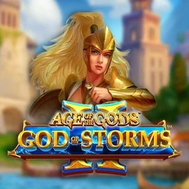 Try Age Of The Gods: God Of Storms 2 slot by Playtech on librabet-kazino.com – logo image