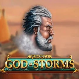 Official Slots logo: Age Of The Gods: God of Storms by Playtech at Librabet Casino