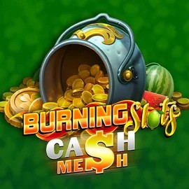 Burning Slots Cash Mesh slot logo by BF Games at Librabet Casino