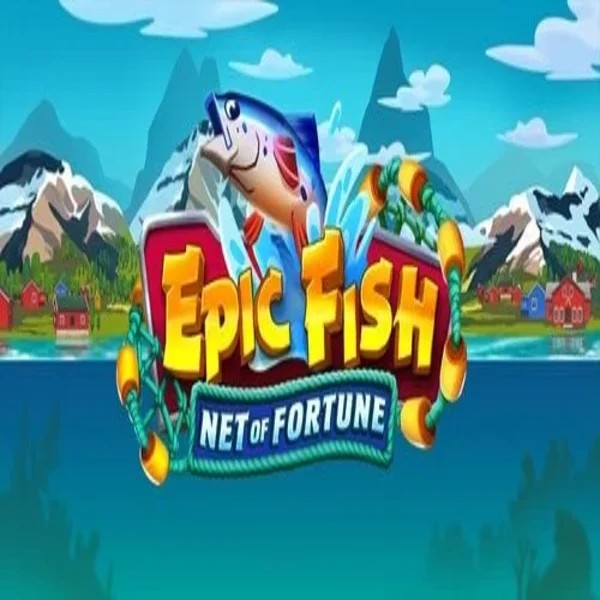 Slots logo of Epic Fish Net of Fortune from Quickspin at Librabet Casino