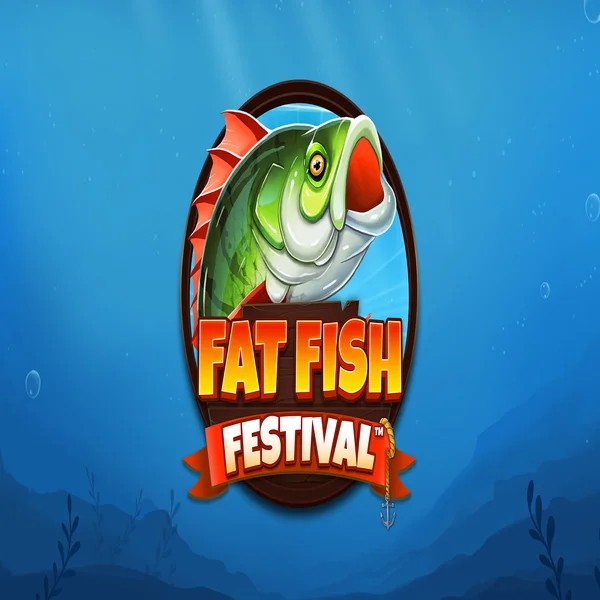 Fat Fish Festival slot logo by Wishbone Games at Librabet Casino