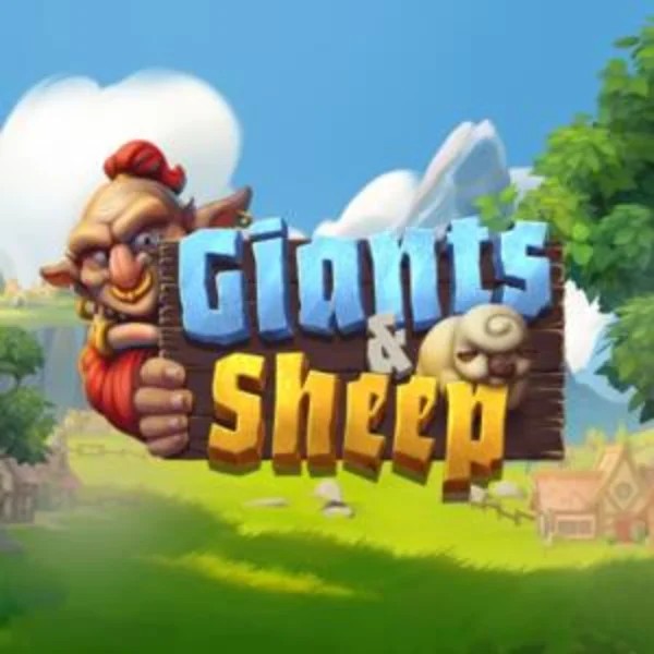 Giants and Sheep slot logo by Relax Gaming at Librabet Casino
