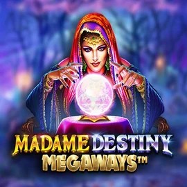Madame Destiny Megaways logo by Pragmatic Play Librabet Casino