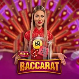 Live Casino logo of Mega Baccarat from Pragmatic Play at Librabet Casino